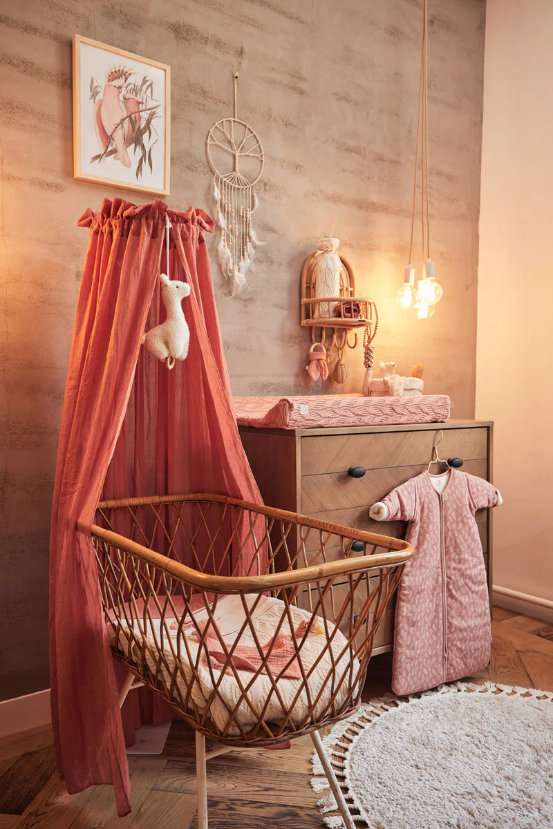 Jollein - Sluier 155x280 cm  - Vintage - Roze